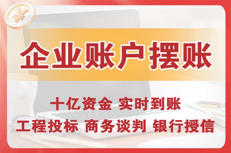 龙泉企业账户摆账